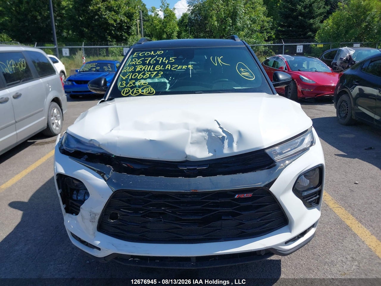 KL79MUSL2NB106873 · 2022 CHEVROLET TRAILBLAZER RS · 11/18