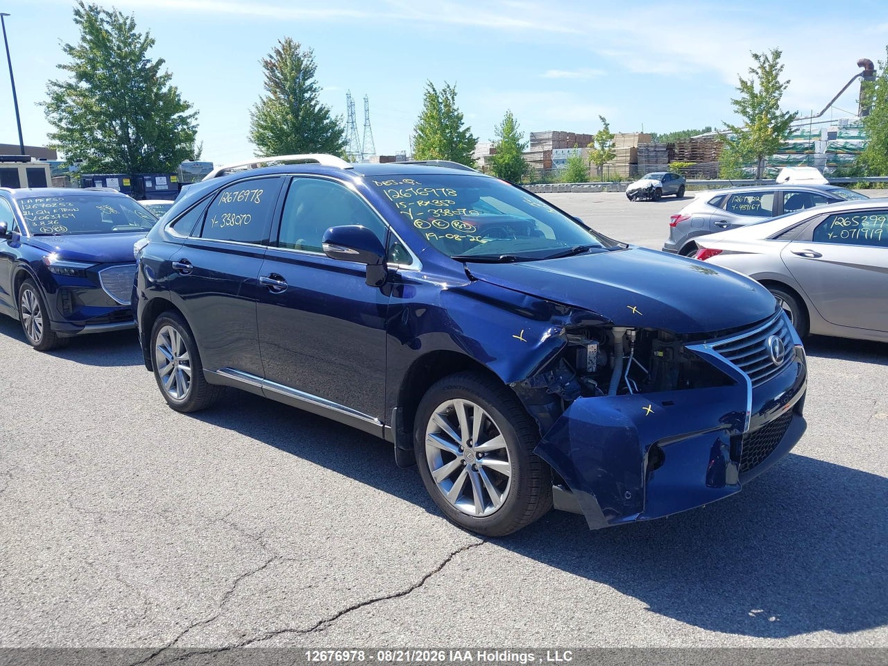 2T2BK1BA9FC338070 · 2015 LEXUS RX 350/BASE/F SPORT