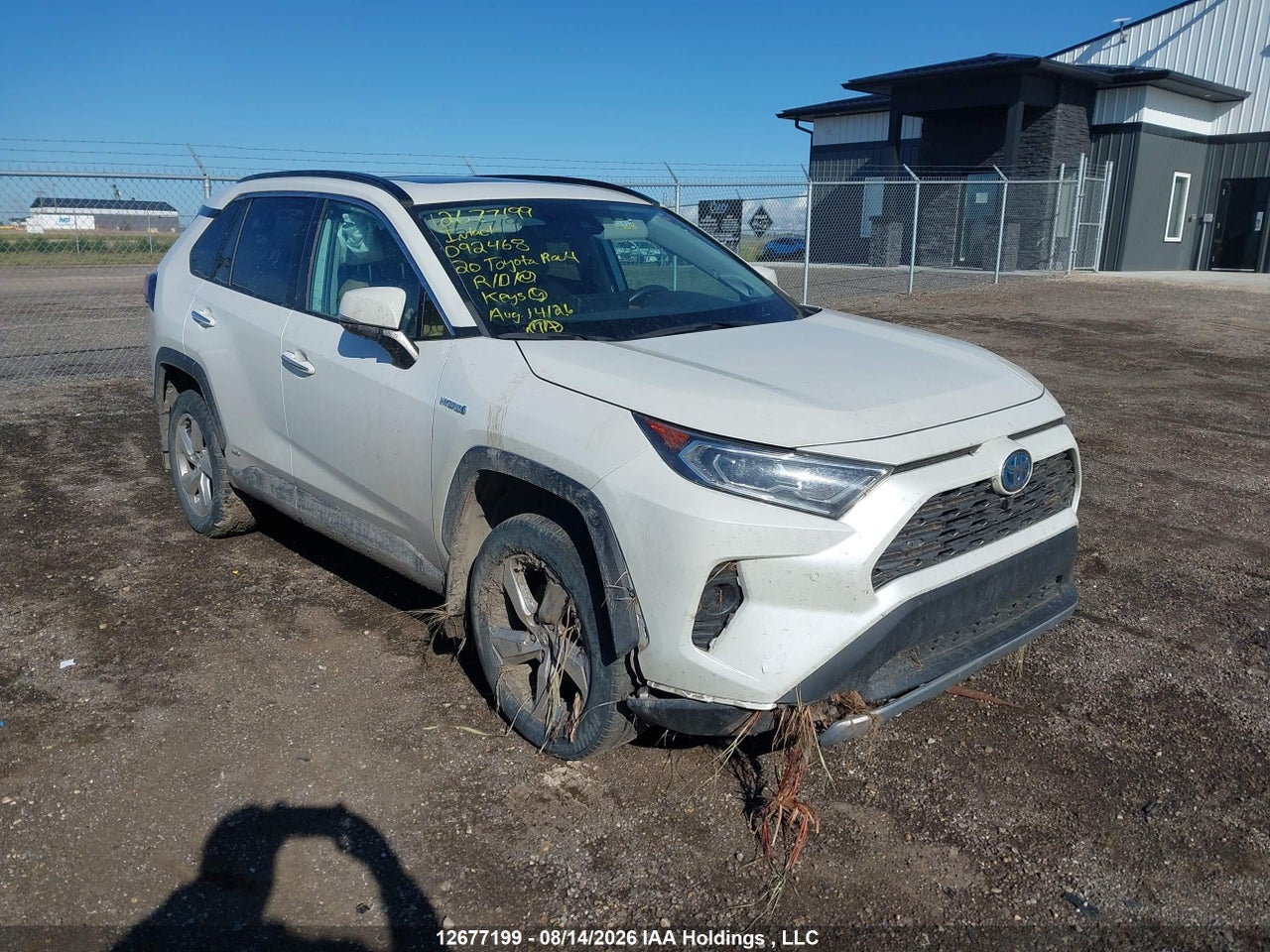 2T3DWRFV3LW092468 · 2020 TOYOTA RAV4 LIMITED