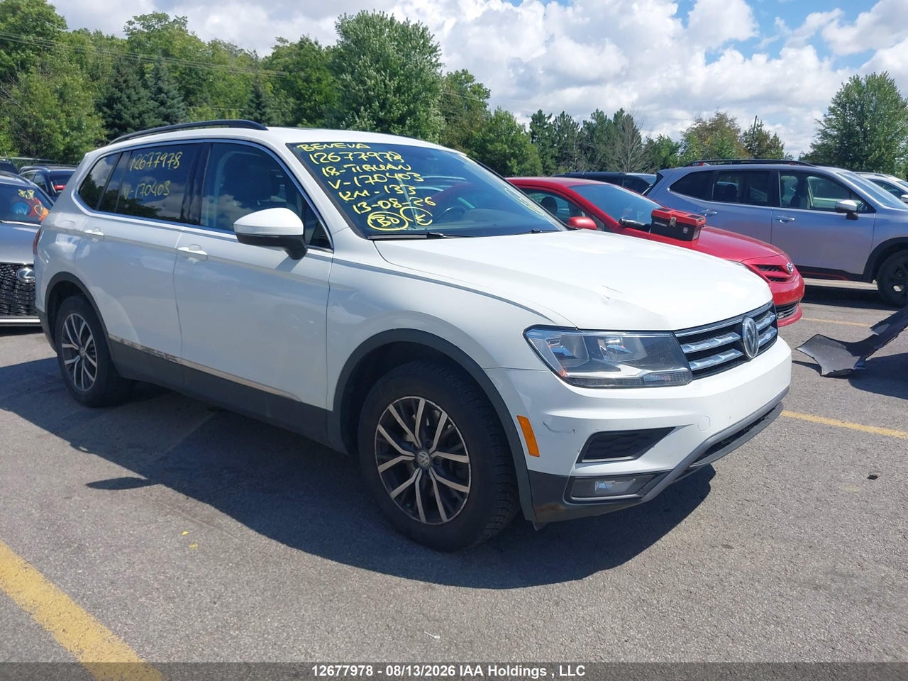 3VV2B7AX4JM170403 · 2018 VOLKSWAGEN TIGUAN COMFORTLINE