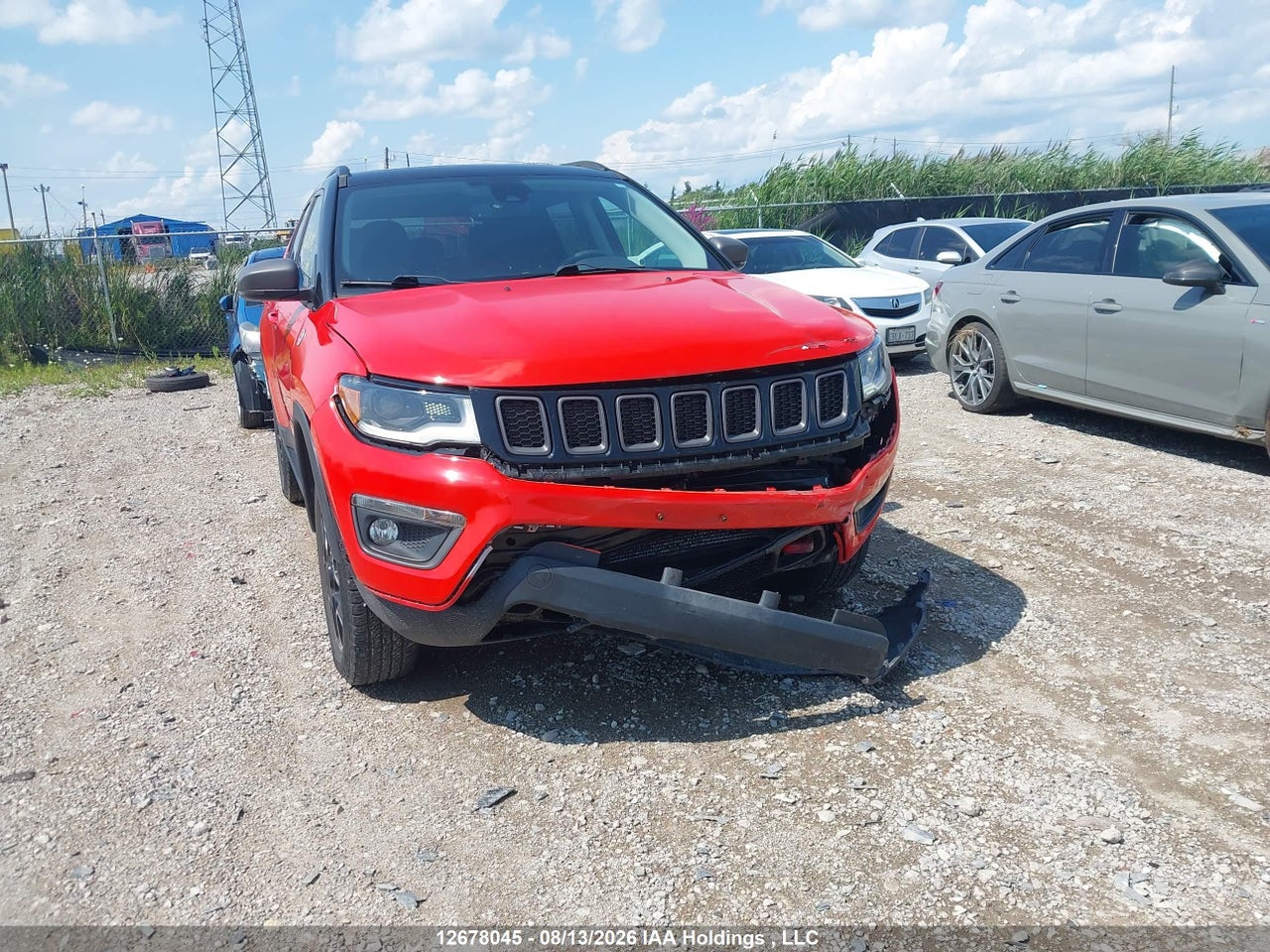 3C4NJDDB6KT789296 · 2019 JEEP COMPASS TRAILHAWK