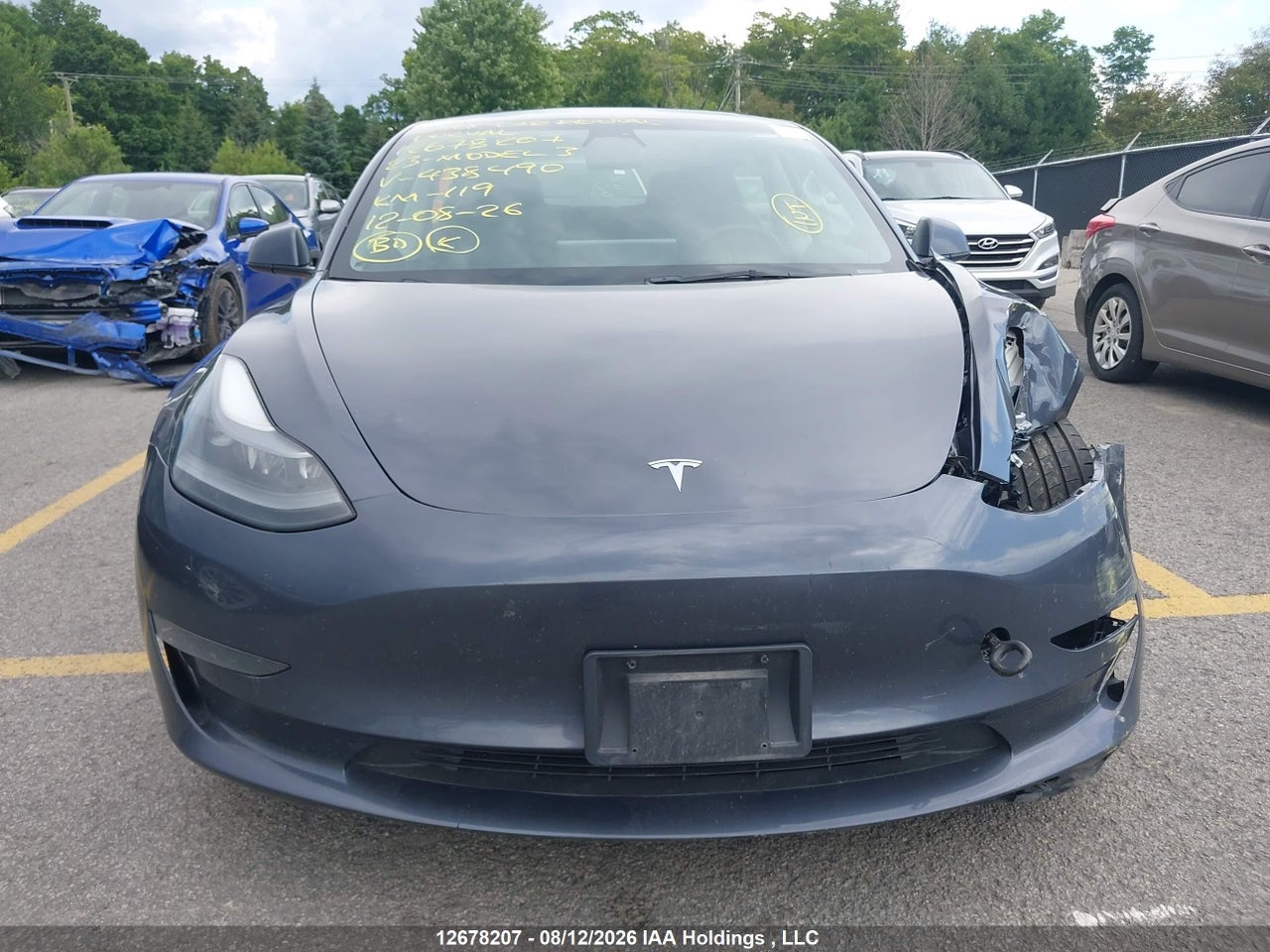 5YJ3E1EA4PF438490 · 2023 TESLA MODEL 3 · 12/21