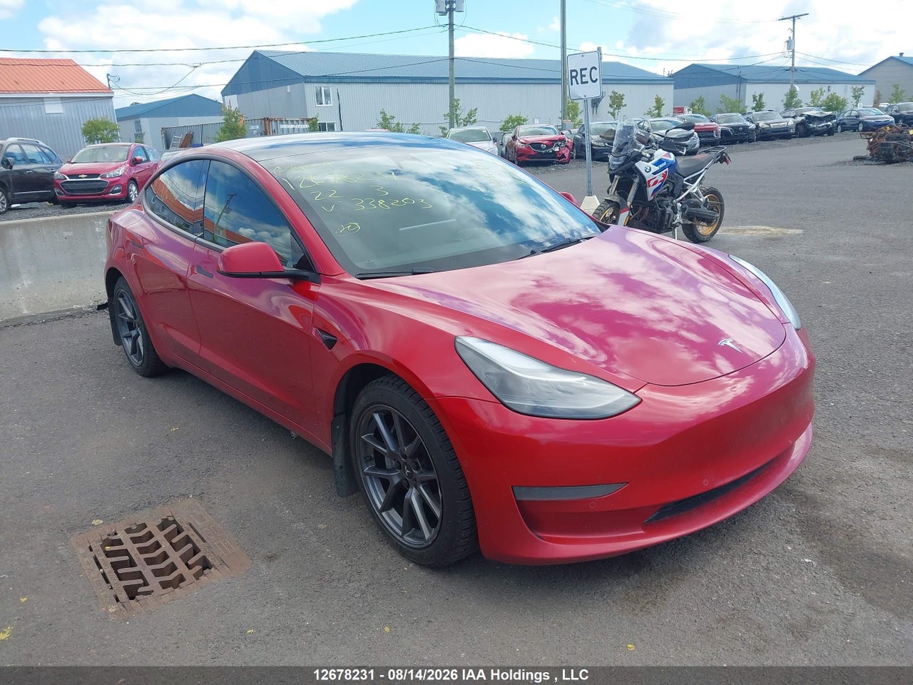 2022 TESLA MODEL 3 RWD/STANDARD RANGE
