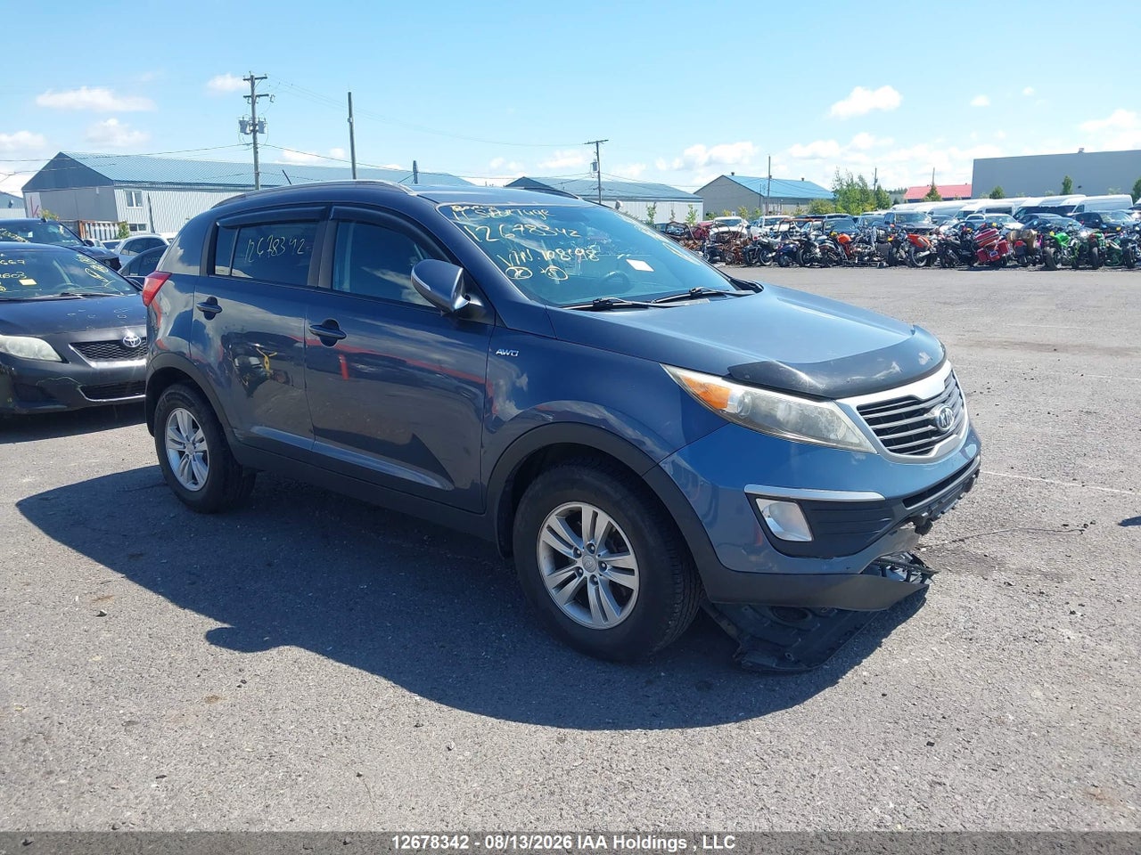 KNDPBCA29B7108198 · 2011 KIA Sportage LX