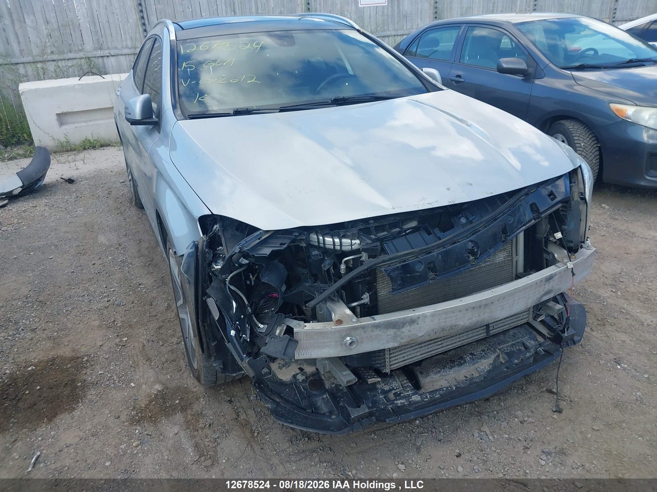 WDCTG4GB7FJ072012 · 2015 MERCEDES BENZ GLA 250 4MATIC