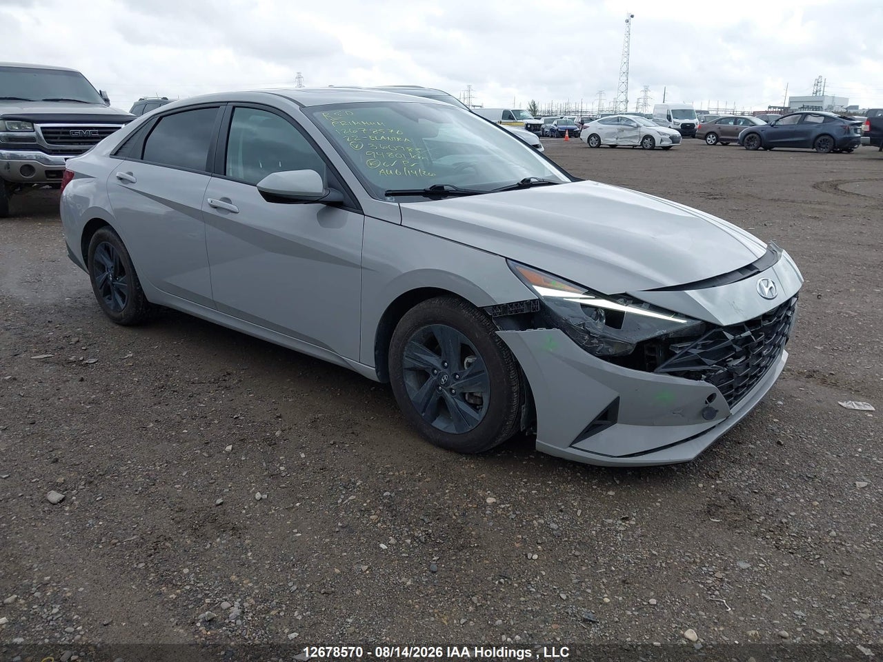 KMHLM4AG4NU360985 · 2022 HYUNDAI ELANTRA PREFERRED IVT WITH SUN AND TECH PACKAGE