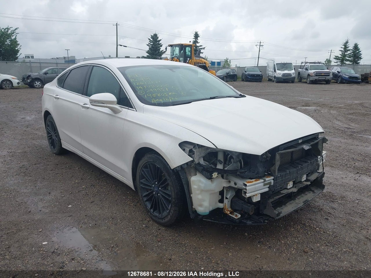 3FA6P0H98ER249457 · 2014 FORD FUSION SE