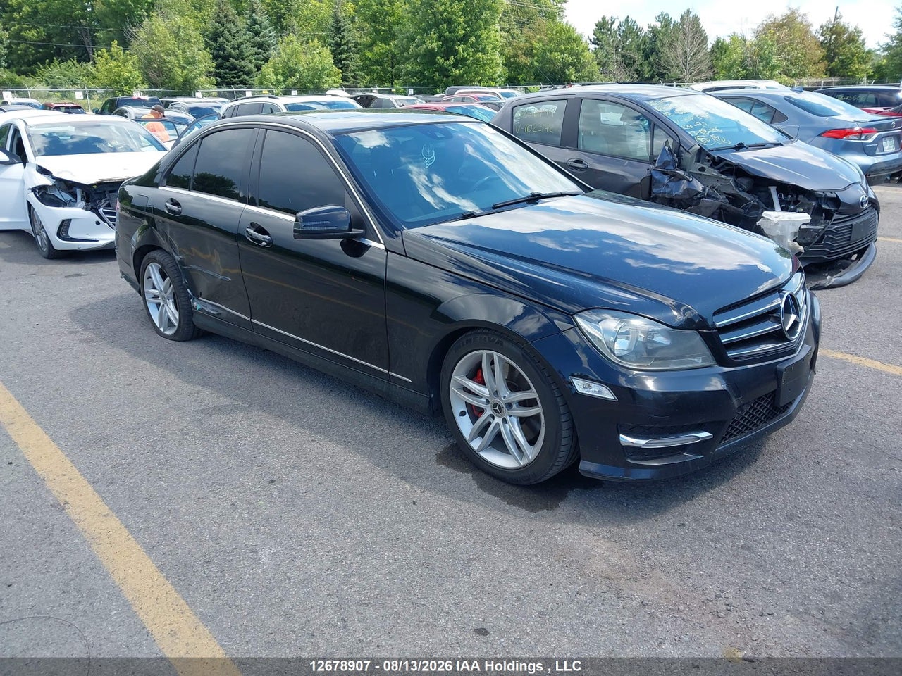 WDDGF8ABXEG251821 · 2014 MERCEDES BENZ C 300 4MATIC