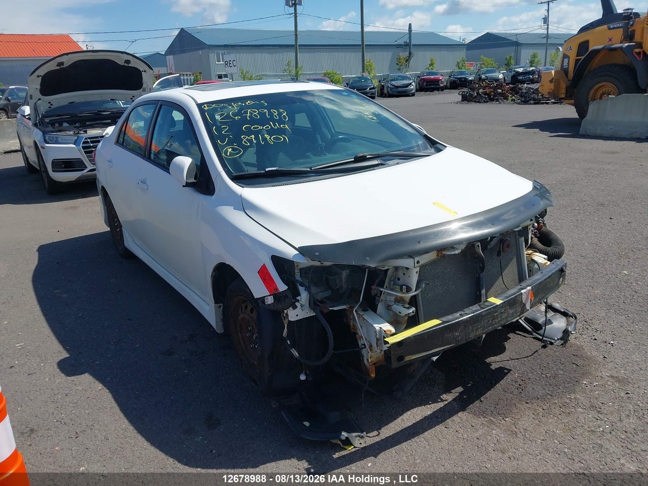 2012 TOYOTA COROLLA S/LE