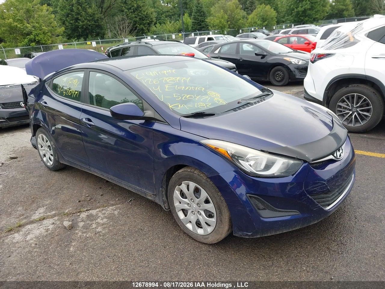 5NPDH4AEXEH520471 · 2014 HYUNDAI ELANTRA GL