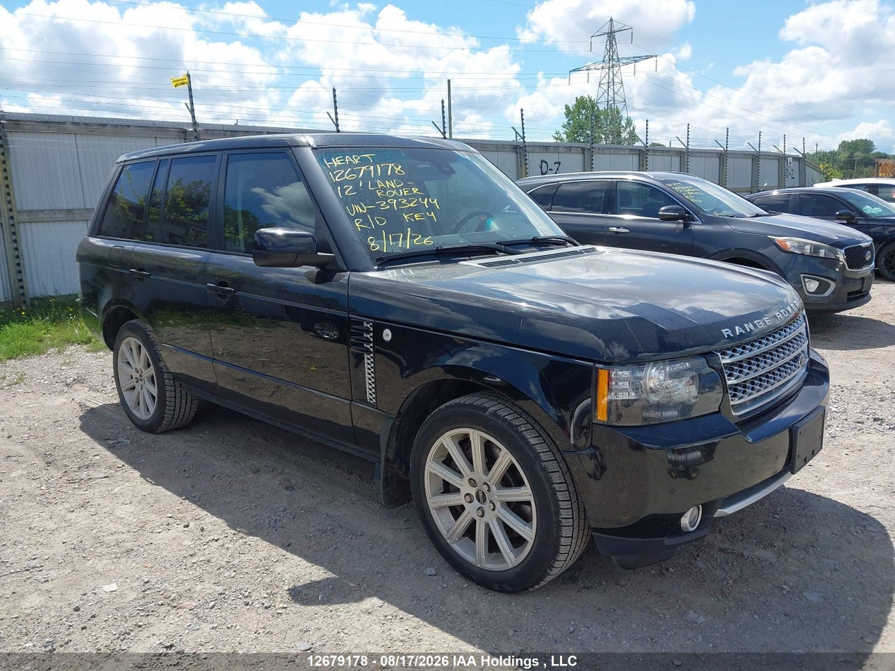 SALMF1E45CA393244 · 2012 LAND ROVER RANGE ROVER SUPERCHARGED