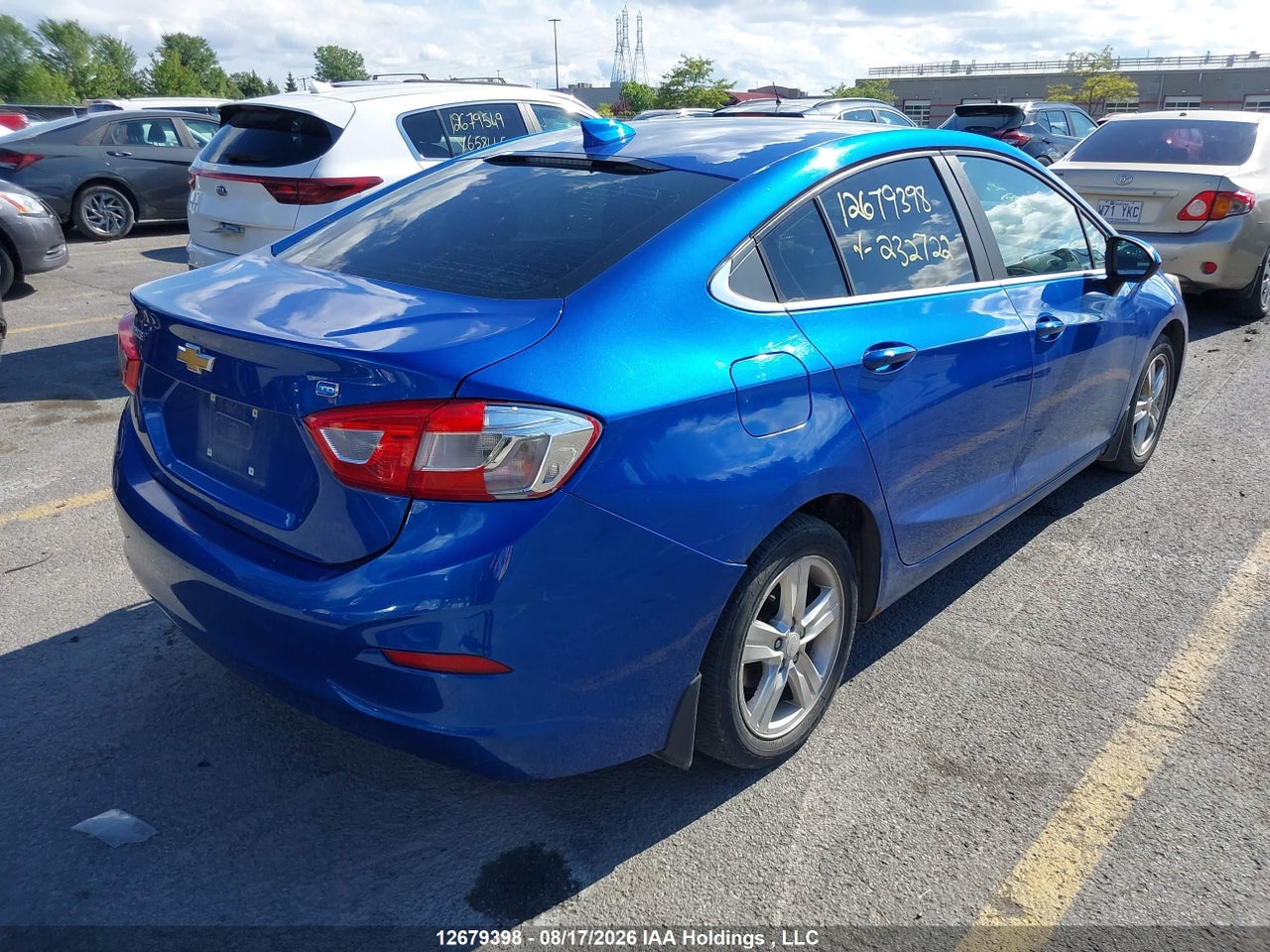 1G1BH5SE8H7232722 · 2017 CHEVROLET CRUZE LT AUTO · 4/21