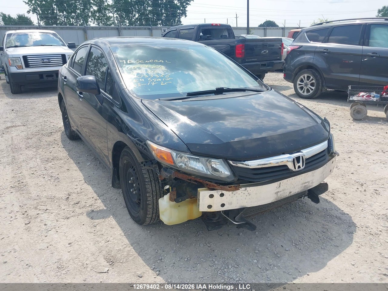 2012 HONDA CIVIC LX
