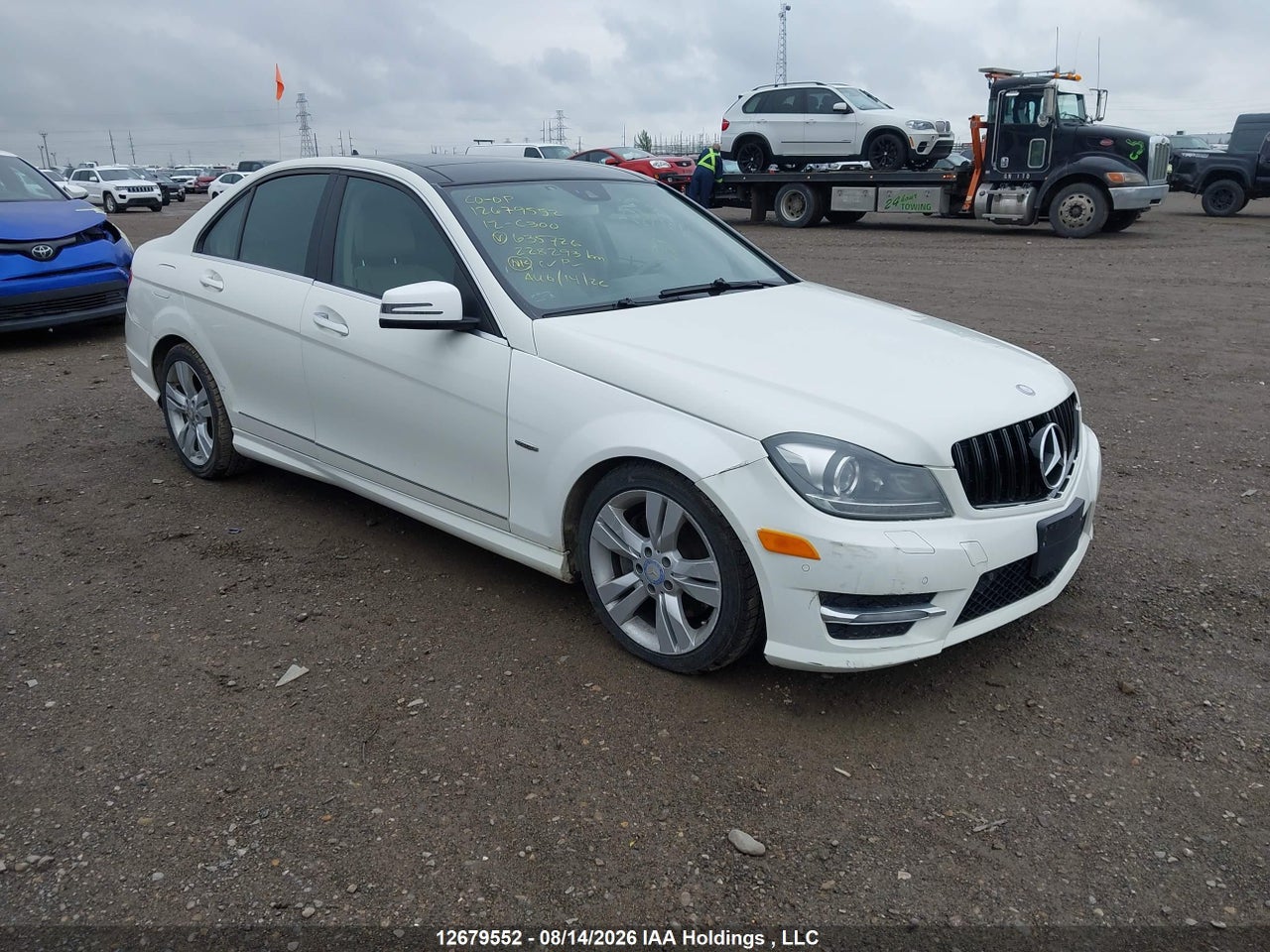 WDDGF8BBXCA635726 · 2012 MERCEDES BENZ C 300 4MATIC