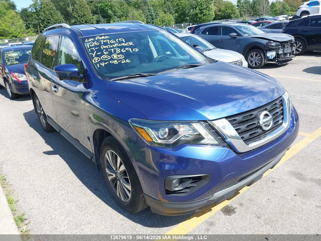 5N1DR2MM0HC678690 · 2017 NISSAN PATHFINDER S/SV/SL/PLATINUM
