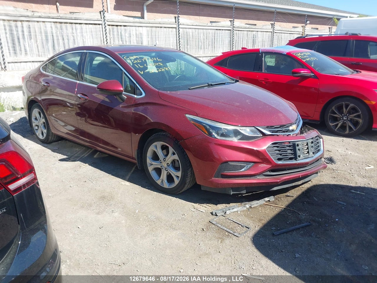 1G1BG5SM6G7252881 · 2016 CHEVROLET CRUZE PREMIER