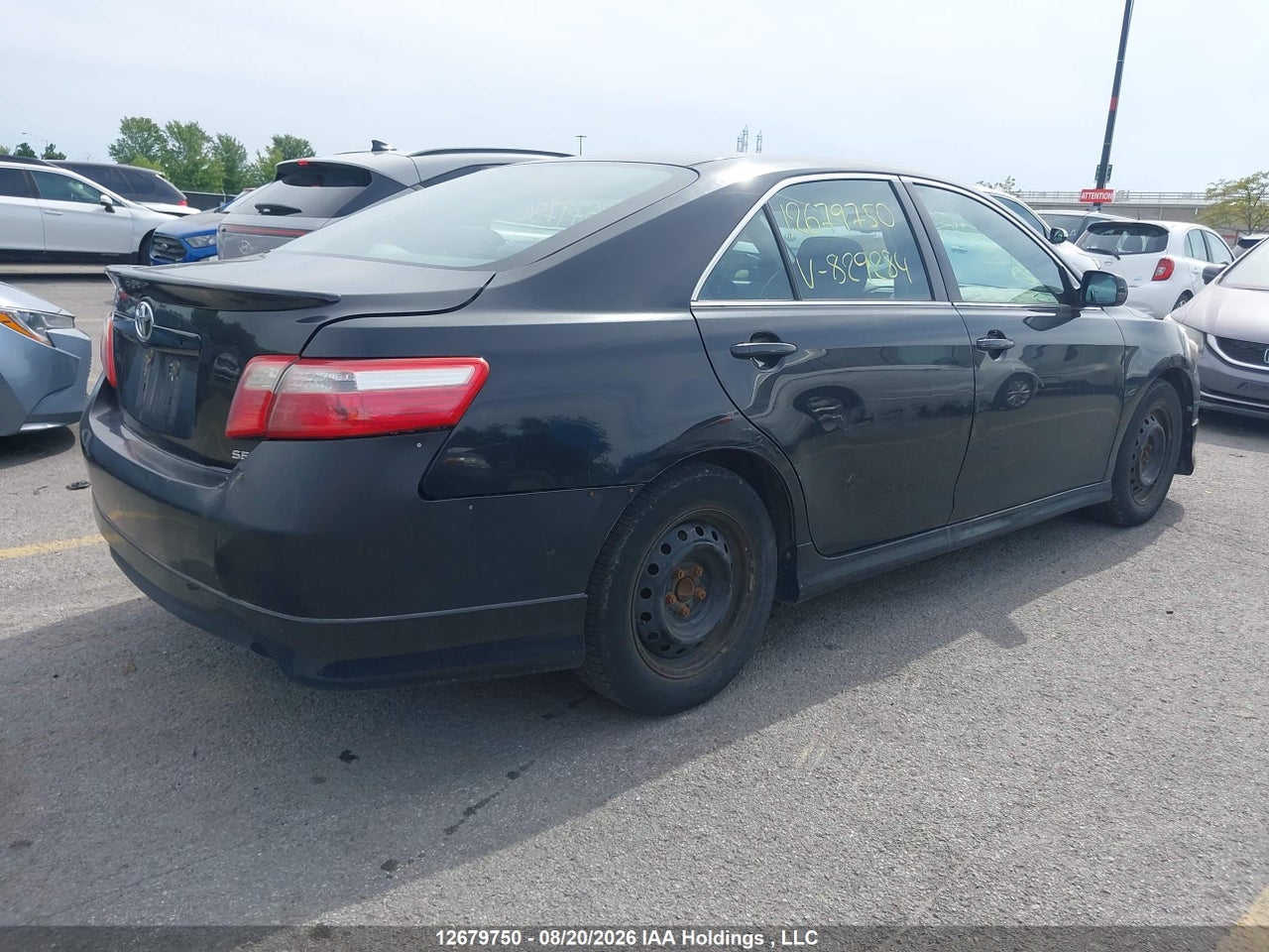 4T1BE46K39U829284 · 2009 TOYOTA CAMRY SE · 4/22