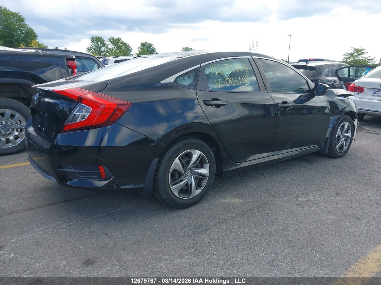 2HGFC2F58KH026118 · 2019 HONDA CIVIC LX · 4/22