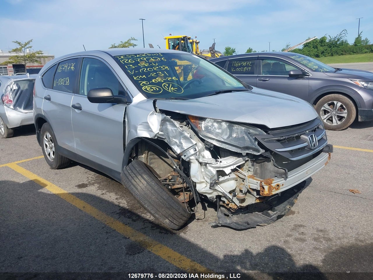 2HKRM4H33DH120238 · 2013 HONDA CR-V LX