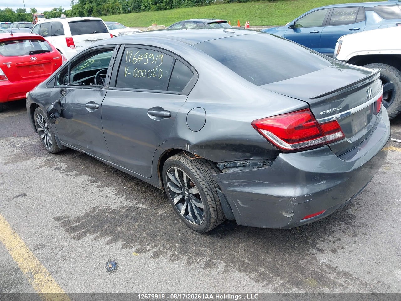 2HGFB2F75DH000020 · 2013 HONDA Civic touring · 6/21