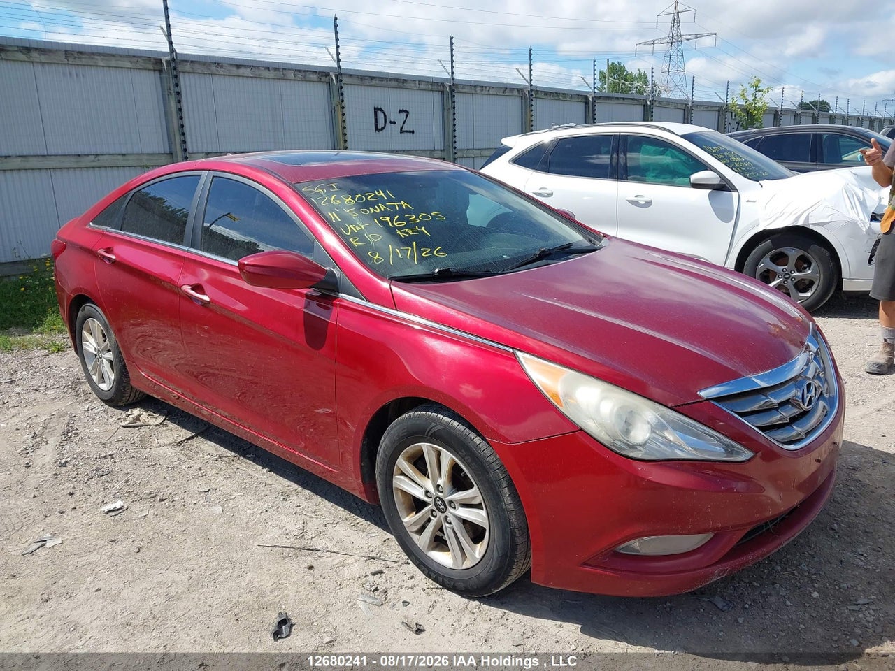 2011 HYUNDAI SONATA GLS