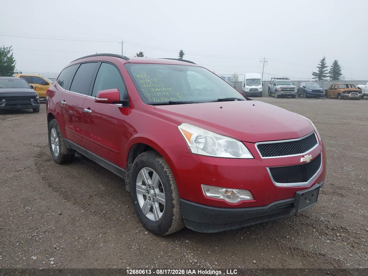 1GNKVGED0CJ113693 · 2012 CHEVROLET TRAVERSE LT