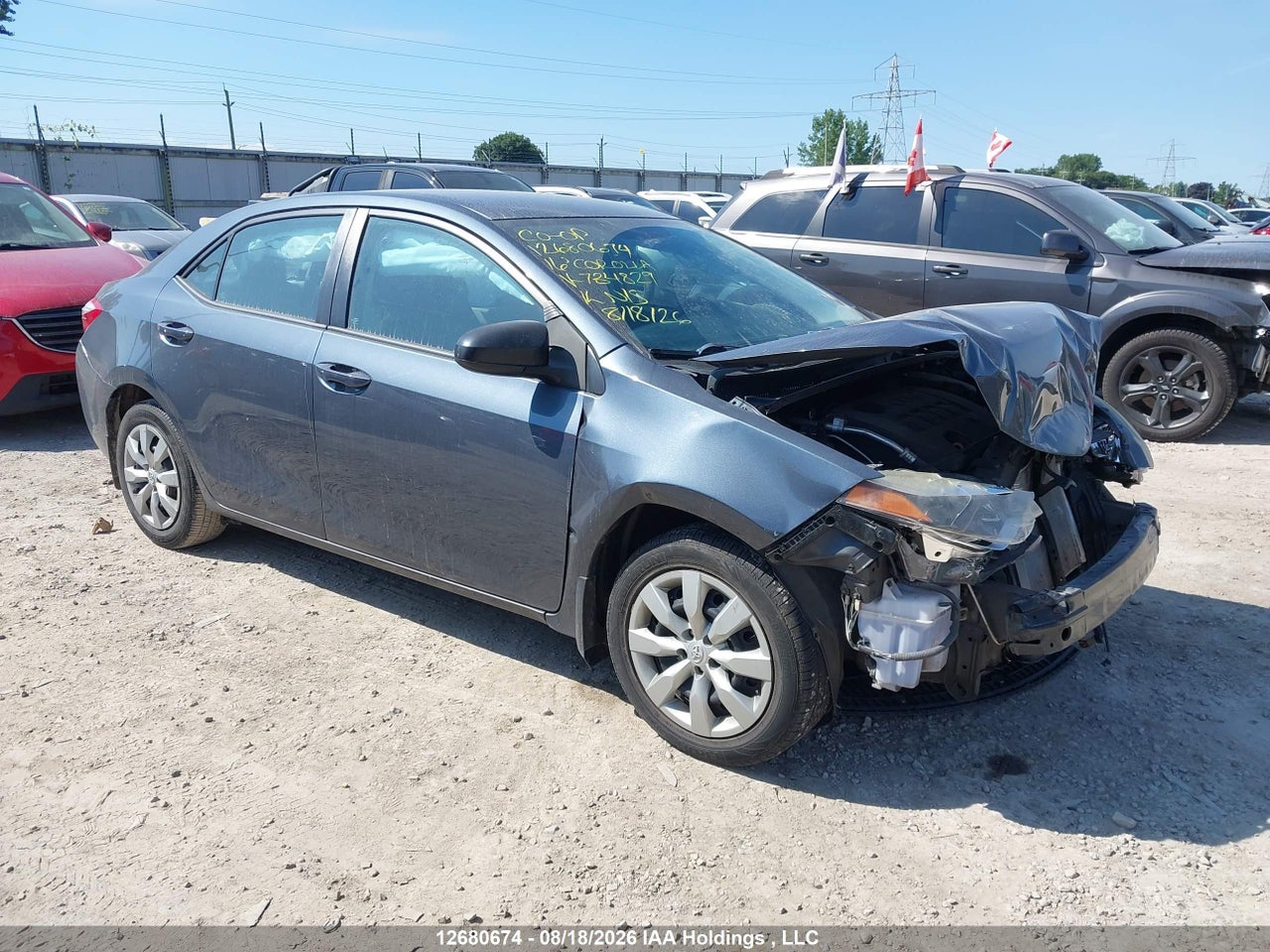 2016 TOYOTA COROLLA LE