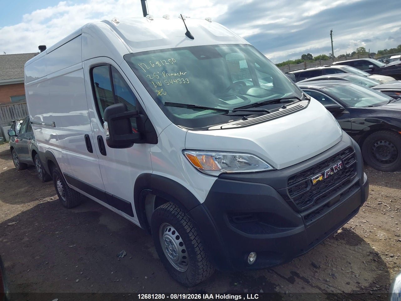 3C6LRVCG2SE544333 · 2025 RAM PROMASTER 2500 2500 HIGH