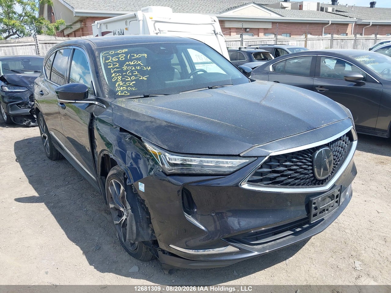 5J8YE1H48NL802434 · 2022 ACURA MDX TECHNOLOGY