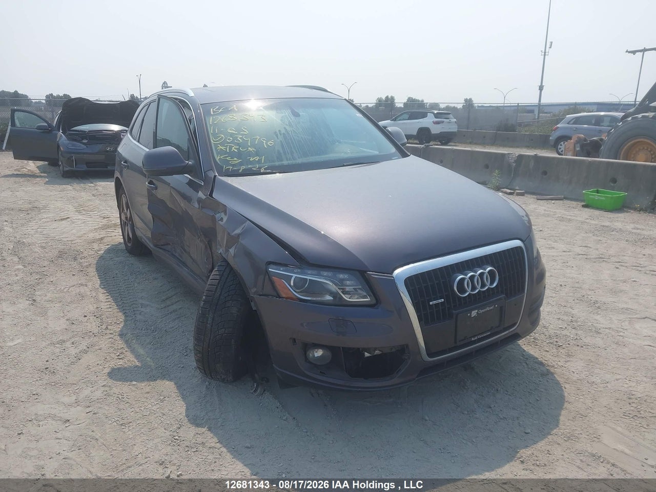 WA1LKCFP9BA034796 · 2011 AUDI Q5 PREMIUM PLUS