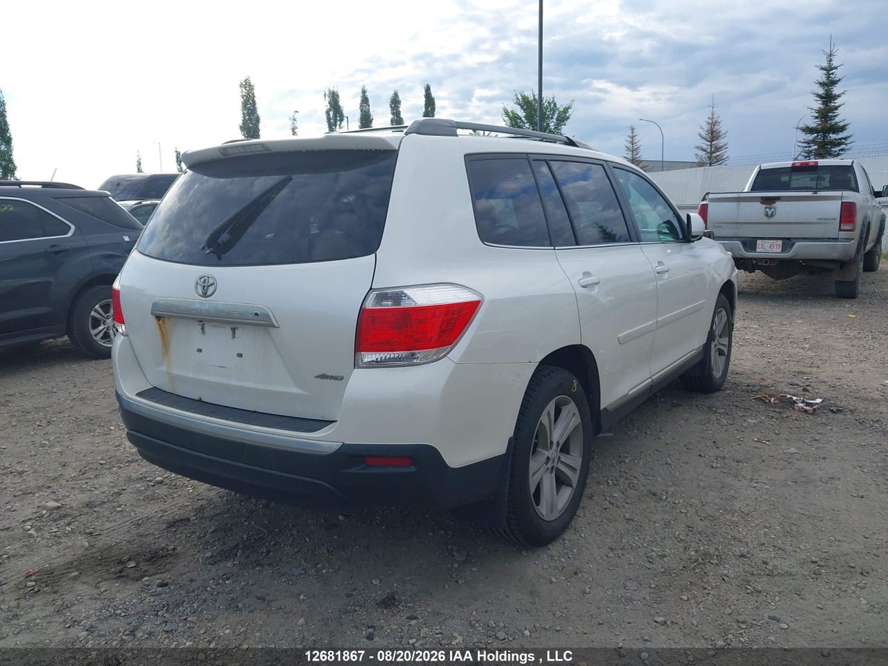 5TDBK3EH4CS142890 · 2012 TOYOTA HIGHLANDER V6 · 4/13