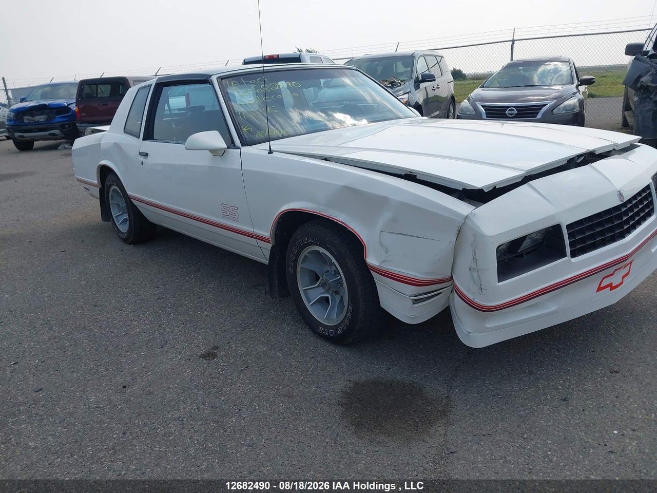 1G1GZ11G9HP115245 · 1987 CHEVROLET MONTE CARLO