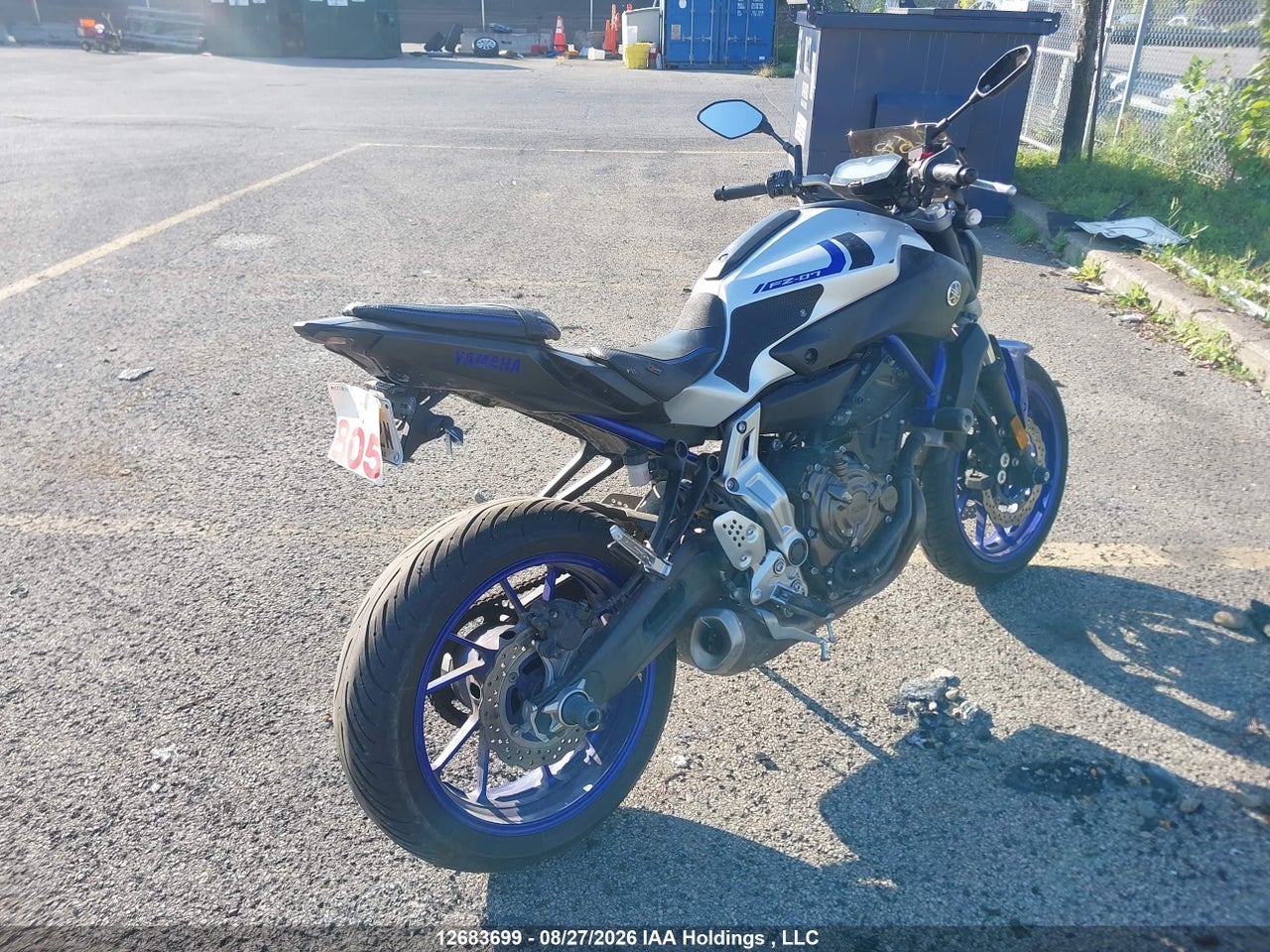 JYARM06N6GA001863 · 2016 YAMAHA fz07 · 4/22
