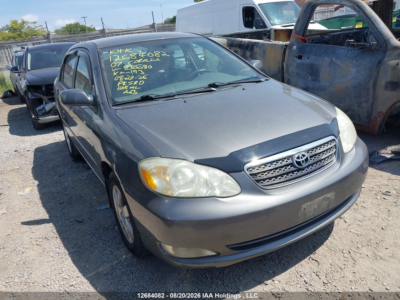 2T1BR32E77C830080 · 2007 TOYOTA COROLLA