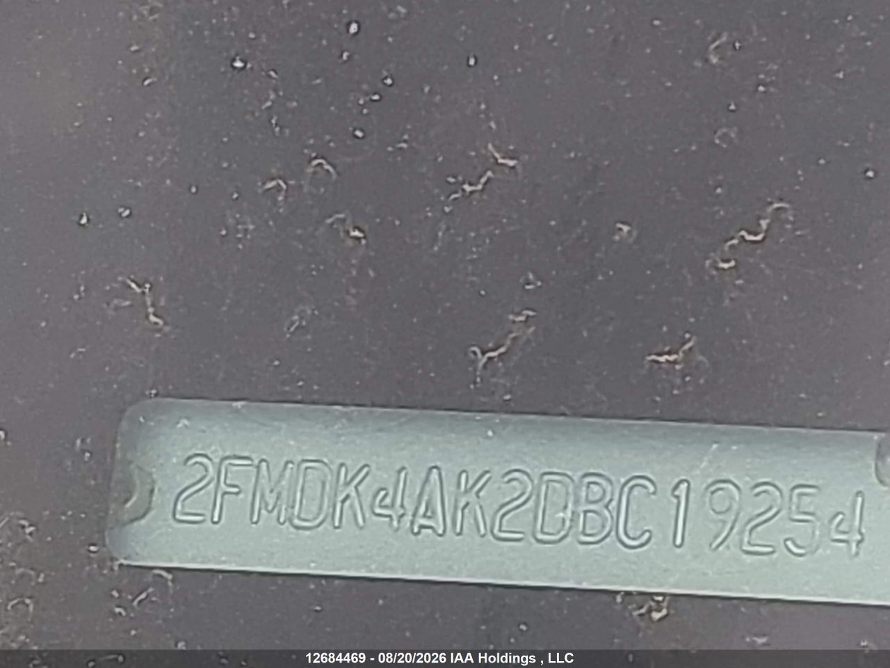 2FMDK4AK2DBC19254 · 2013 FORD EDGE SPORT · 9/18