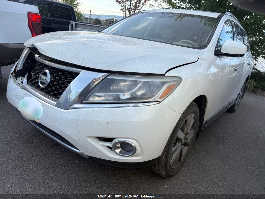 5N1AR2MM8EC704600 · 2014 NISSAN PATHFINDER S/SV/SL/PLATINUM