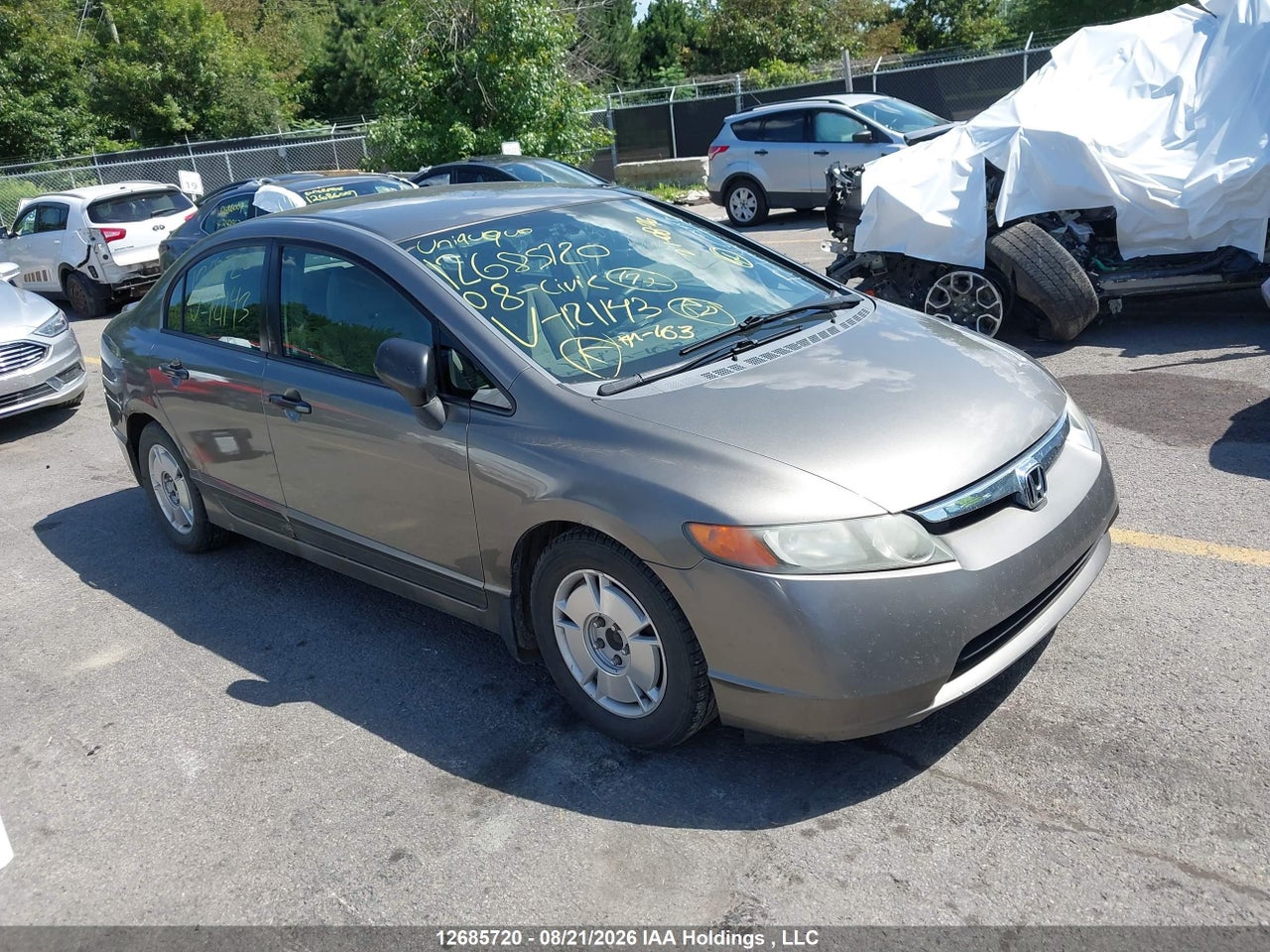 2HGFA16228H121143 · 2008 HONDA CIVIC DX/DX-A