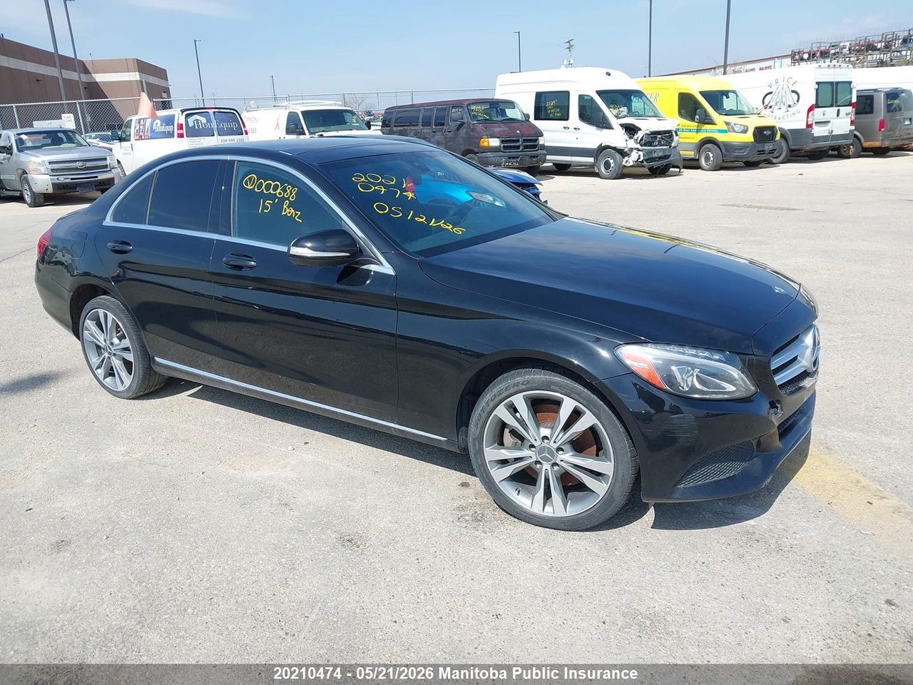 55SWF4KB8FU000688 · 2015 MERCEDES BENZ C300W 4MATIC