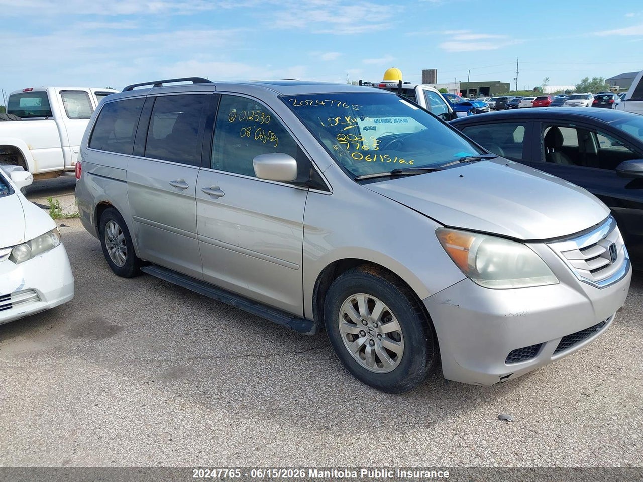 5FNRL38718B012530 · 2008 HONDA ODYSSEY EX-L