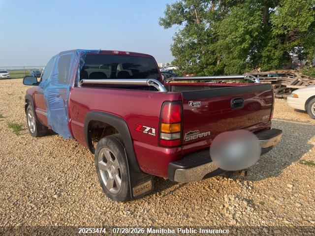 1GTEK19B07E116936 · 2007 GMC SIERRA 1500 SLE EXT CAB · 3/15