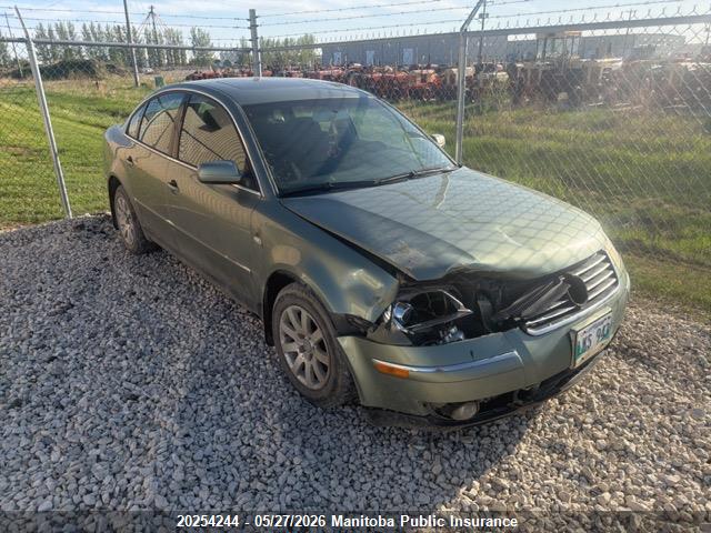 WVWPD63B43P281167 · 2003 VOLKSWAGEN PASSAT GLS