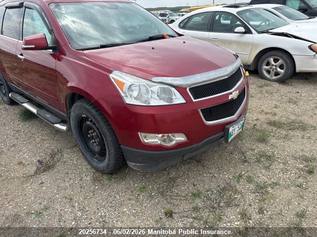 1GNKRGED5CJ126878 · 2012 CHEVROLET TRAVERSE LT