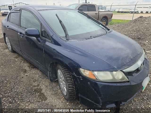 2HGFA1F31AH569436 · 2010 HONDA CIVIC DX