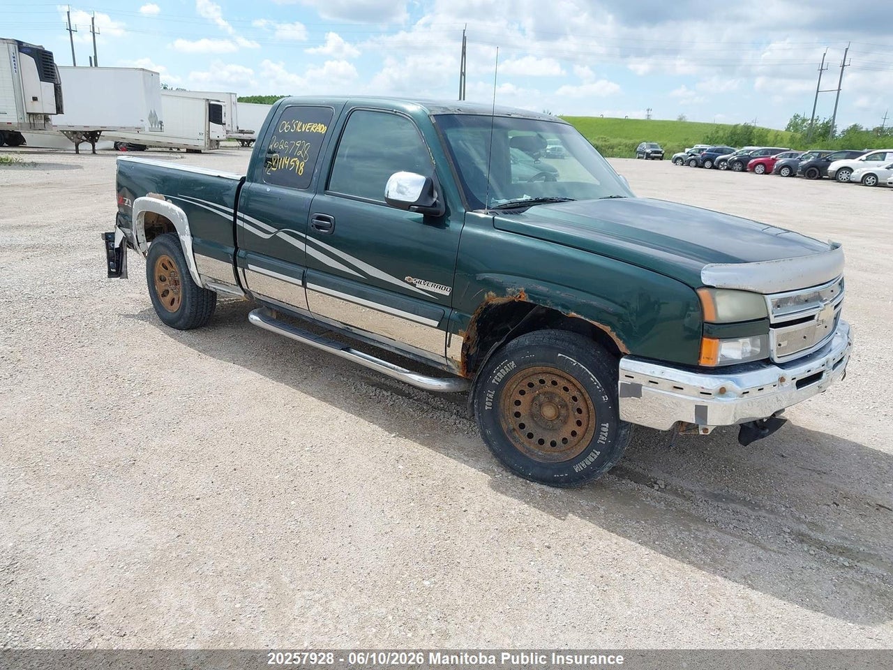 2GCEK19B761114598 · 2006 CHEVROLET SILVERADO 1500 LS EXT CAB