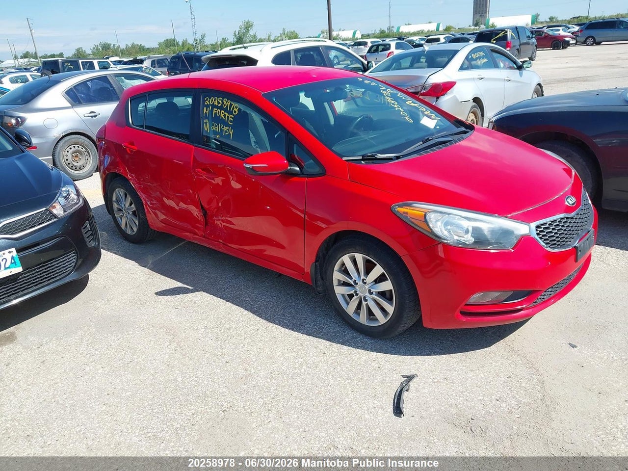 KNAFK5A86E5221454 · 2014 KIA FORTE EX