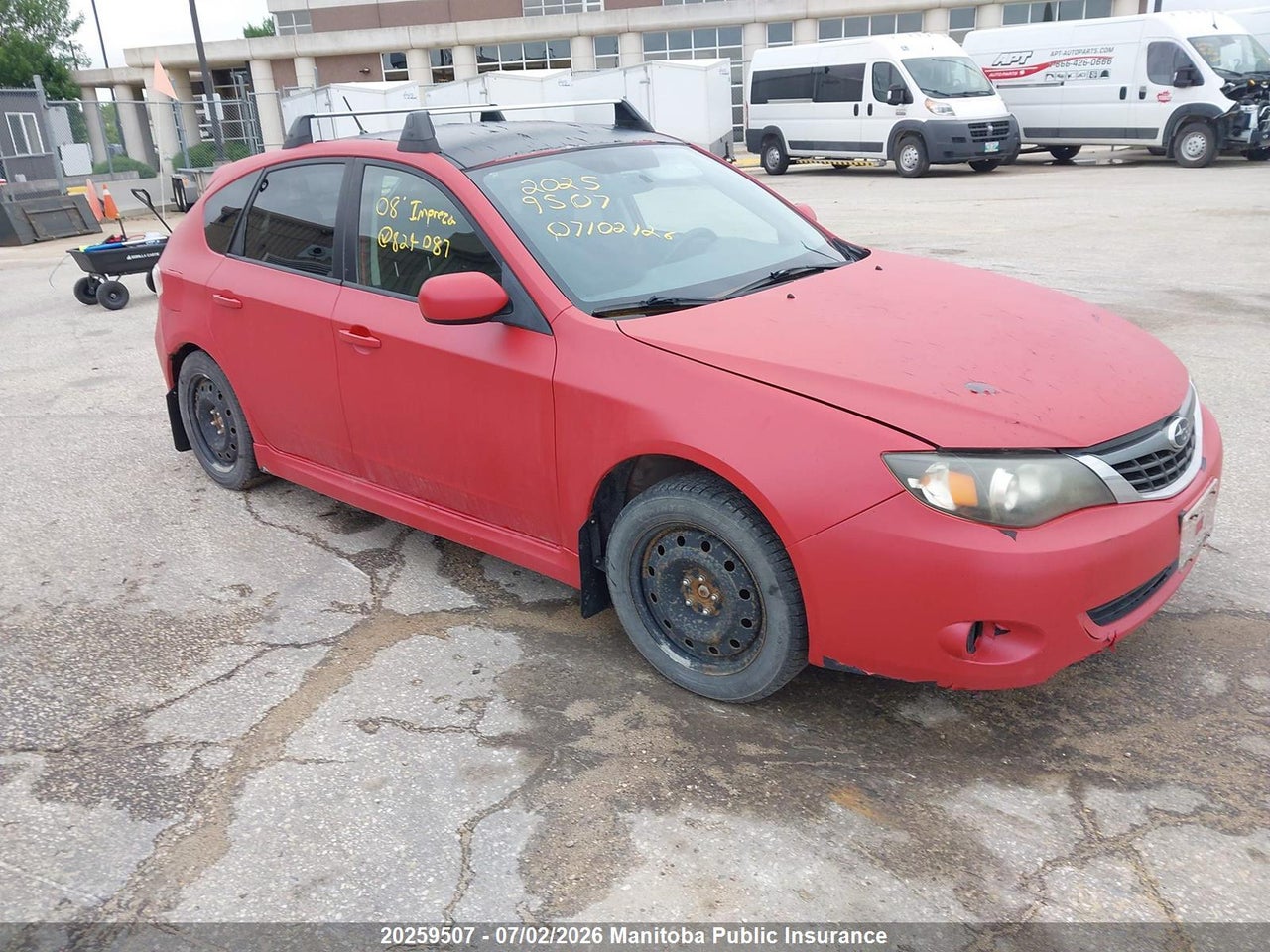 JF1GH62688G824087 · 2008 SUBARU IMPREZA 2.5I