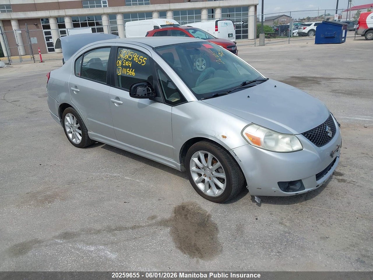 JS2YC415085111566 · 2008 SUZUKI SX4 SPORT