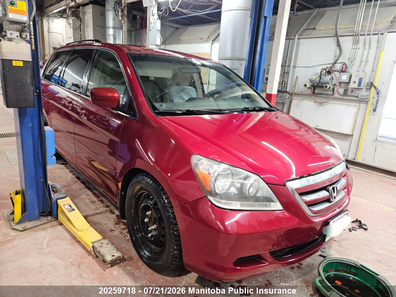 5FNRL38475B501726 · 2005 HONDA ODYSSEY EX