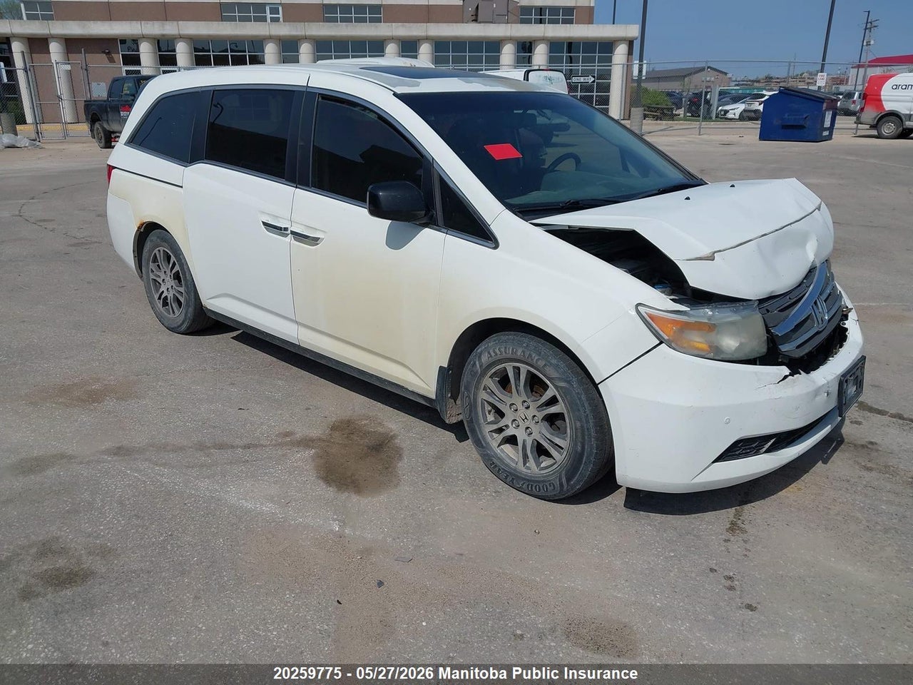 5FNRL5H66BB503296 · 2011 HONDA ODYSSEY EX-L