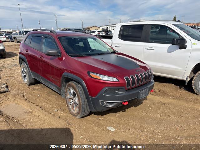 1C4PJMBS3GW377494 · 2016 JEEP CHEROKEE TRAILHAWK